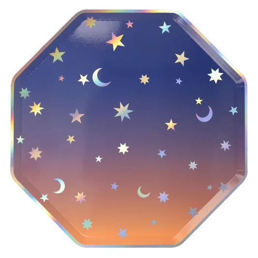 Plato grande de magia - estrellas (x8)