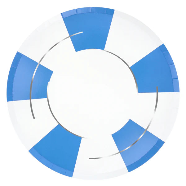 Plato grande flotador de piscina (x8)