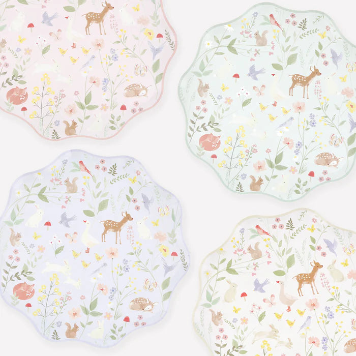 Platos de cena pequeños animales (x8)
