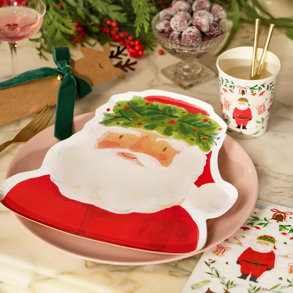 Platos de papá Noel (x8)