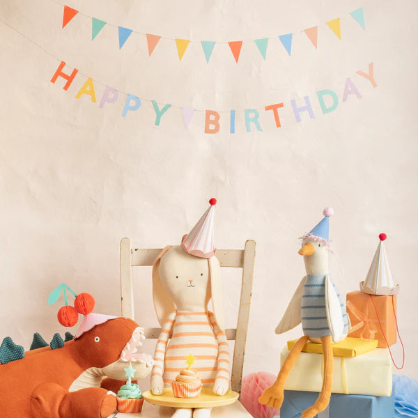 Set de mini guirnaldas de cumpleaños