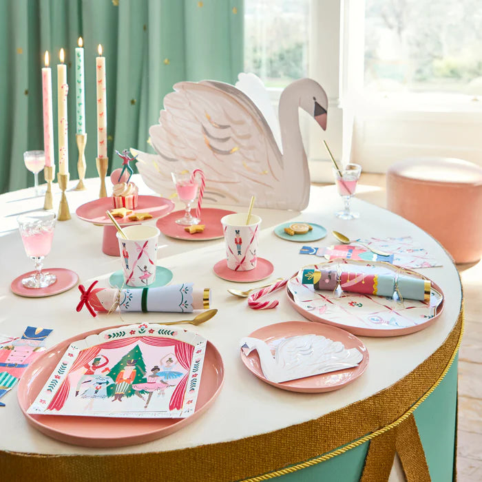 Plato escenario de ballet cascanueces (x8)