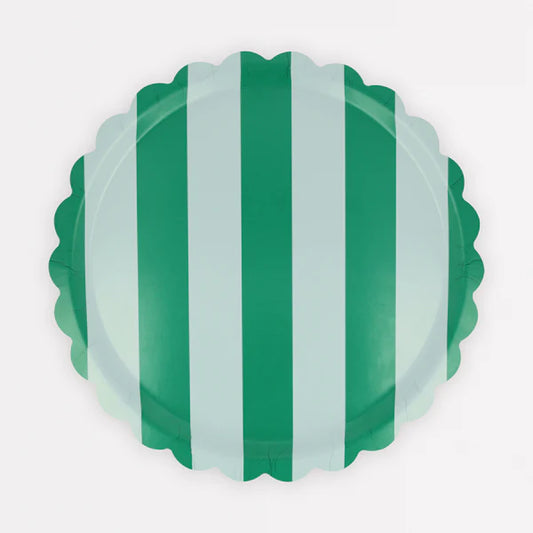 Bandeja pequeña verde y menta