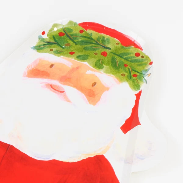 Platos de papá Noel (x8)