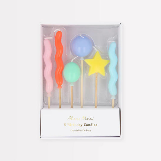 Velas de globo (x6)