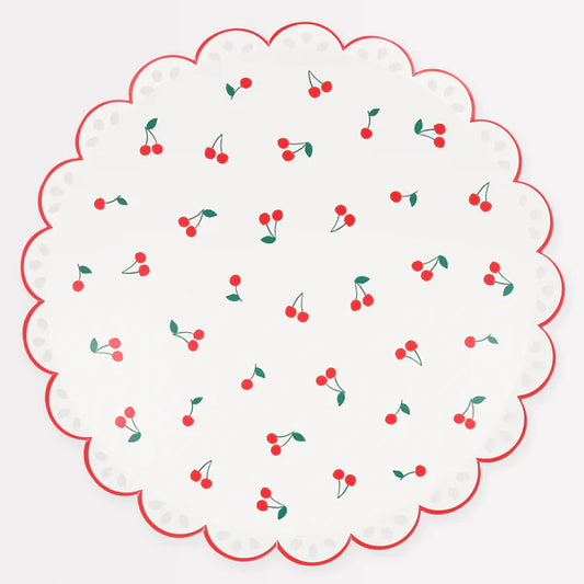 Plato cereza grande (x8)