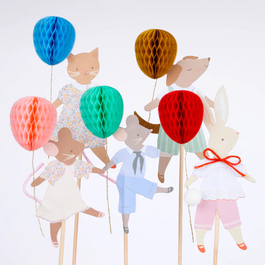 Toppers para fiestas (x5)