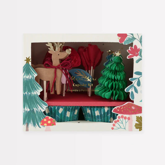Kit cupcake  navideño (x24)