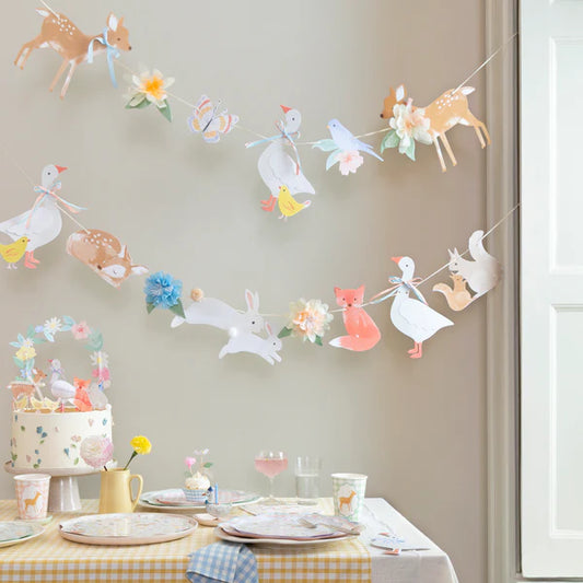 Set de guirnaldas pequeños animales
