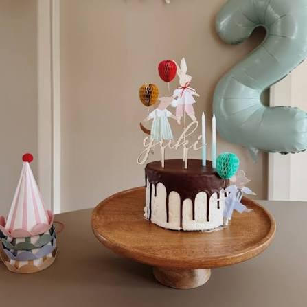 Toppers para  torta amigos animales (x5)