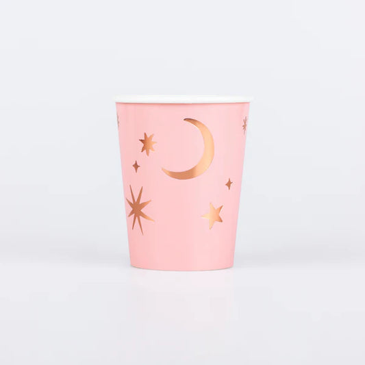 Vasos de bruja rosa (x8)