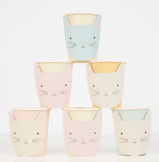 vasos de gato (x8)