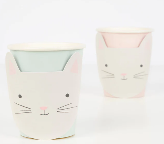 vasos de gato (x8)