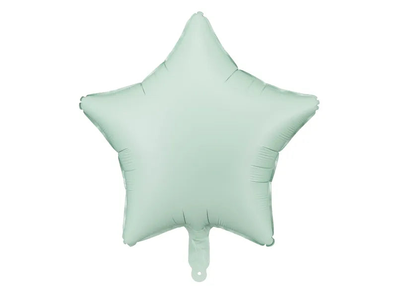 Estrella de globo de aluminio tonos pasteles mate, 40 cm